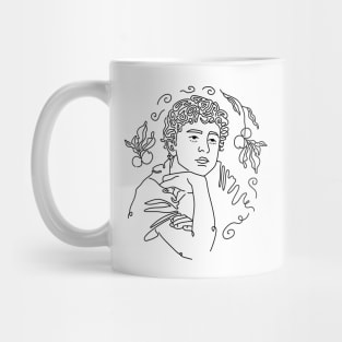 Timothee Chalamet Call me by your name peaches lineart Mug